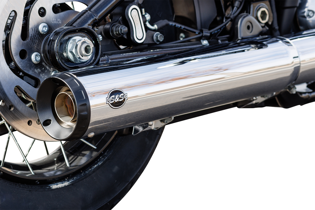 Muffler Slip-On Grand National 50 State 4"Chrome M8 Softail