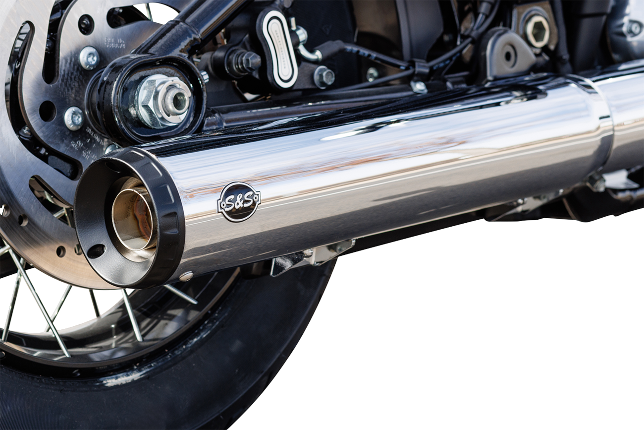 Muffler Slip-On Grand National 50 State 4"Chrome M8 Softail