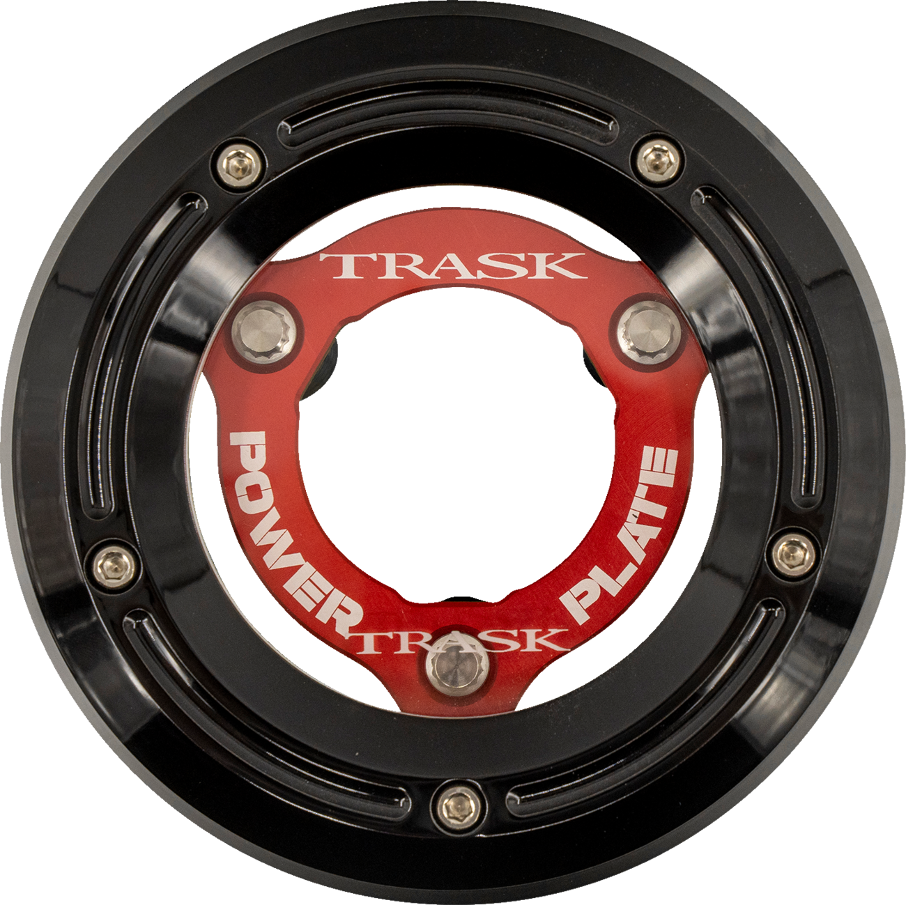DERBY COVER AND POWER PLATE KIT M8 SFTL BLK/RED