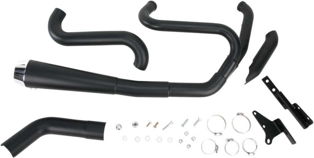 EXHAUST RR2-1UP FXD BLK