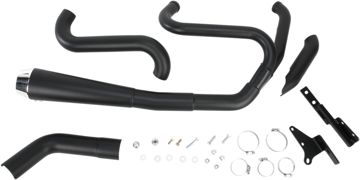 EXHAUST RR2-1UP FXD BLK
