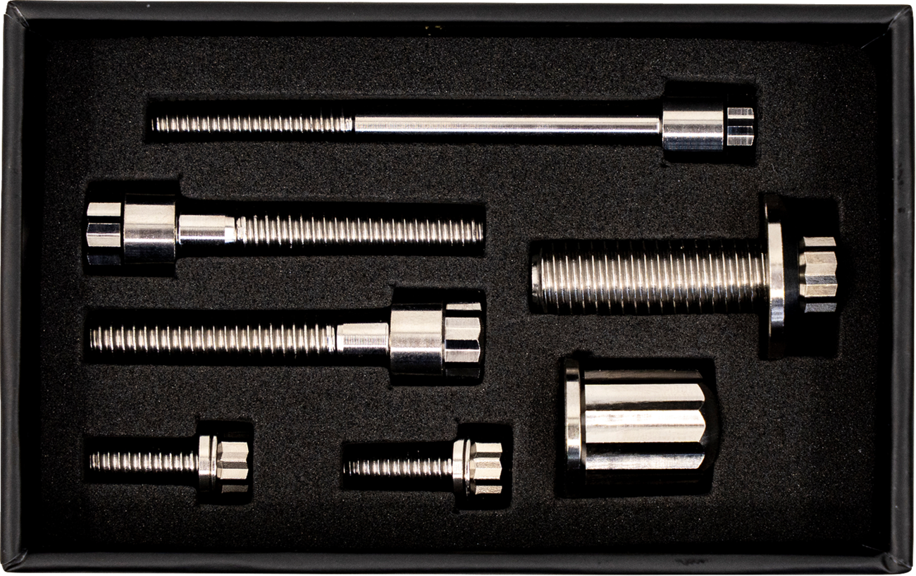 HARWARE KIT TITANIUM M8 COIL AND HORN