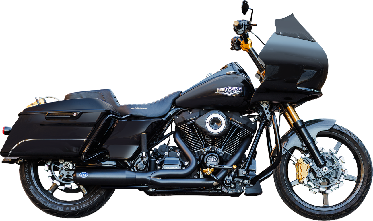 Exhaust 2:1 Qualifier 50 State Black M8 Touring 2017+