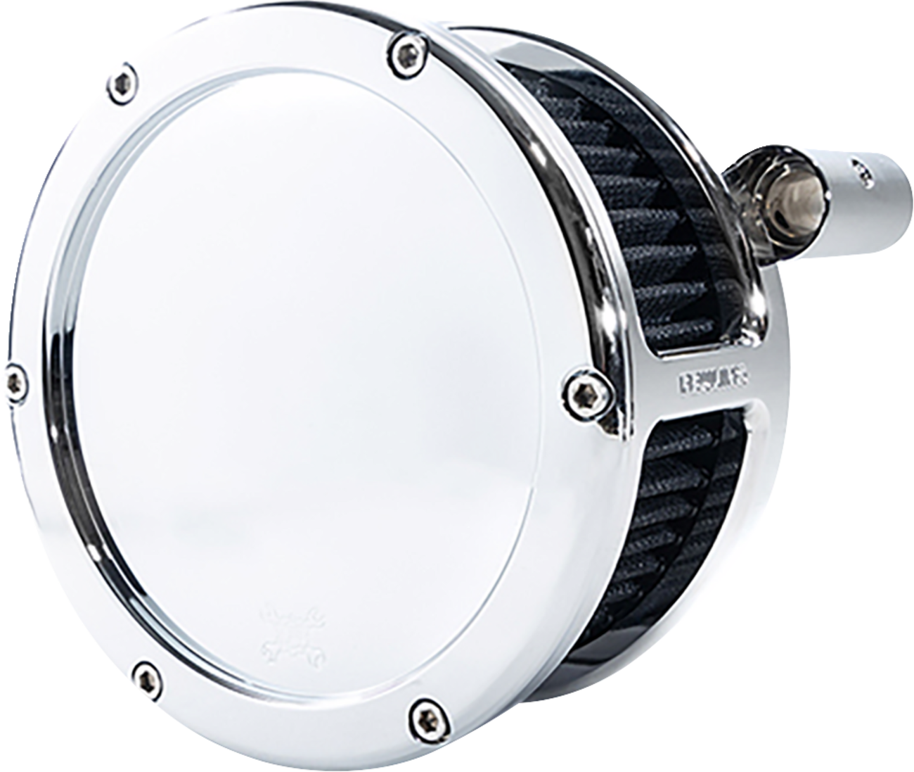 AIR CLEANER BA SOLID COVER CHROME/BLACK 93-99 EVO BT