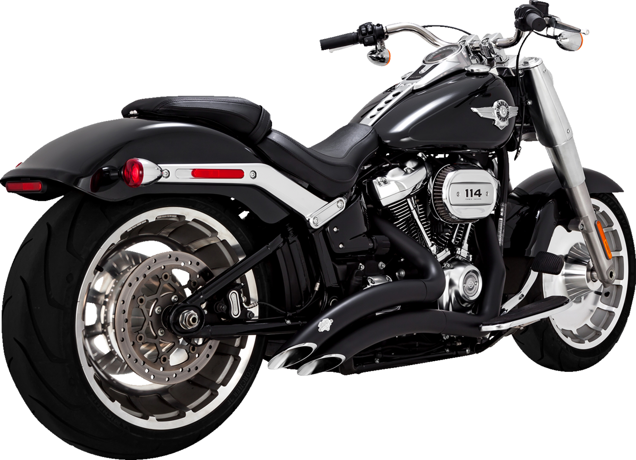 EXHAUST BIG-R BLK 18+ FB