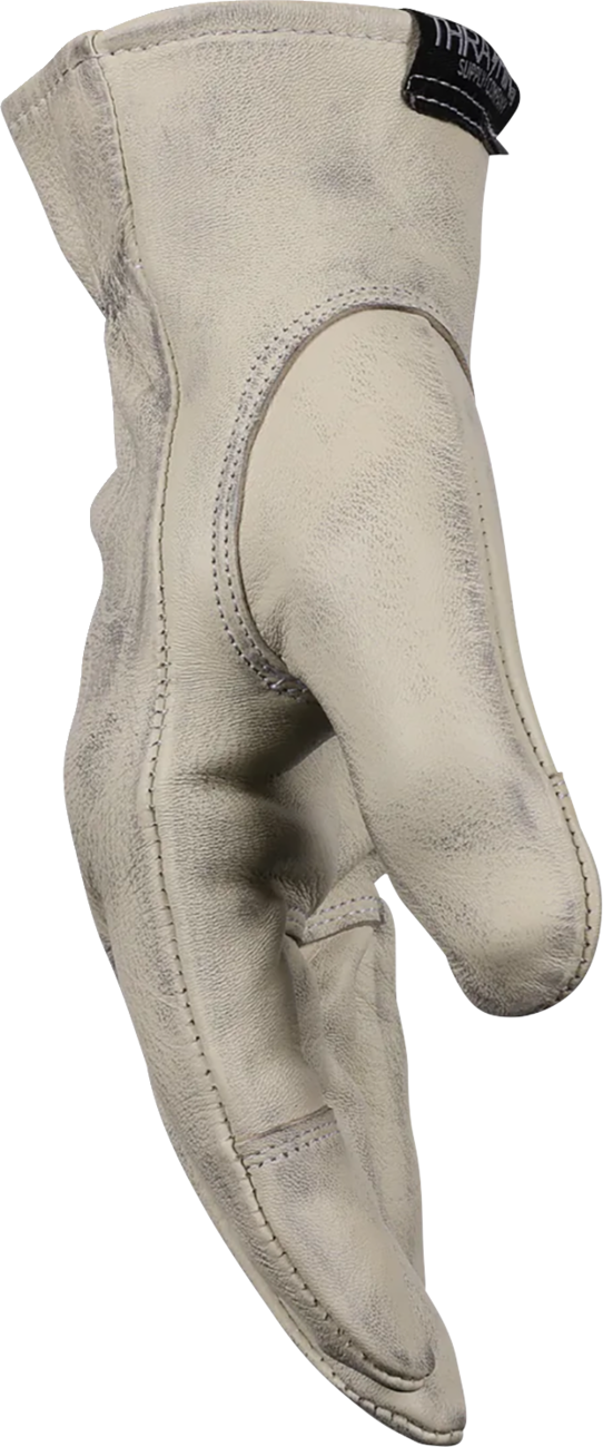GLOVE ROPER LEATHER BONE WHITE 2XL