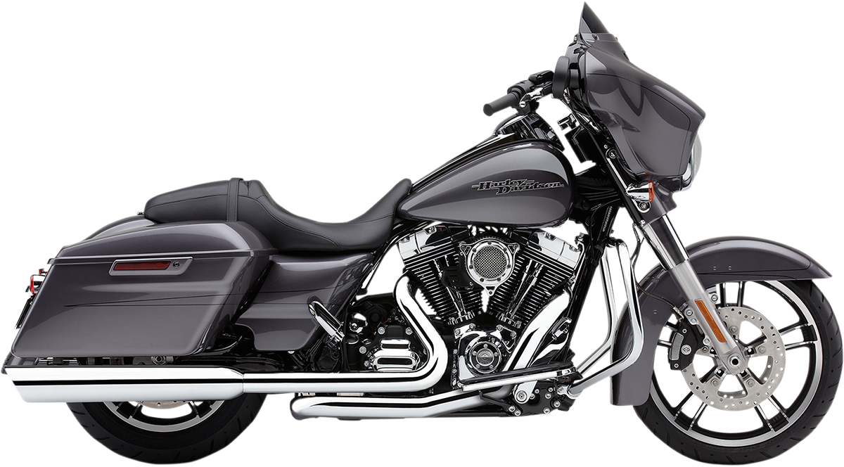 MUFFLER 4" TWINS CHR FLH