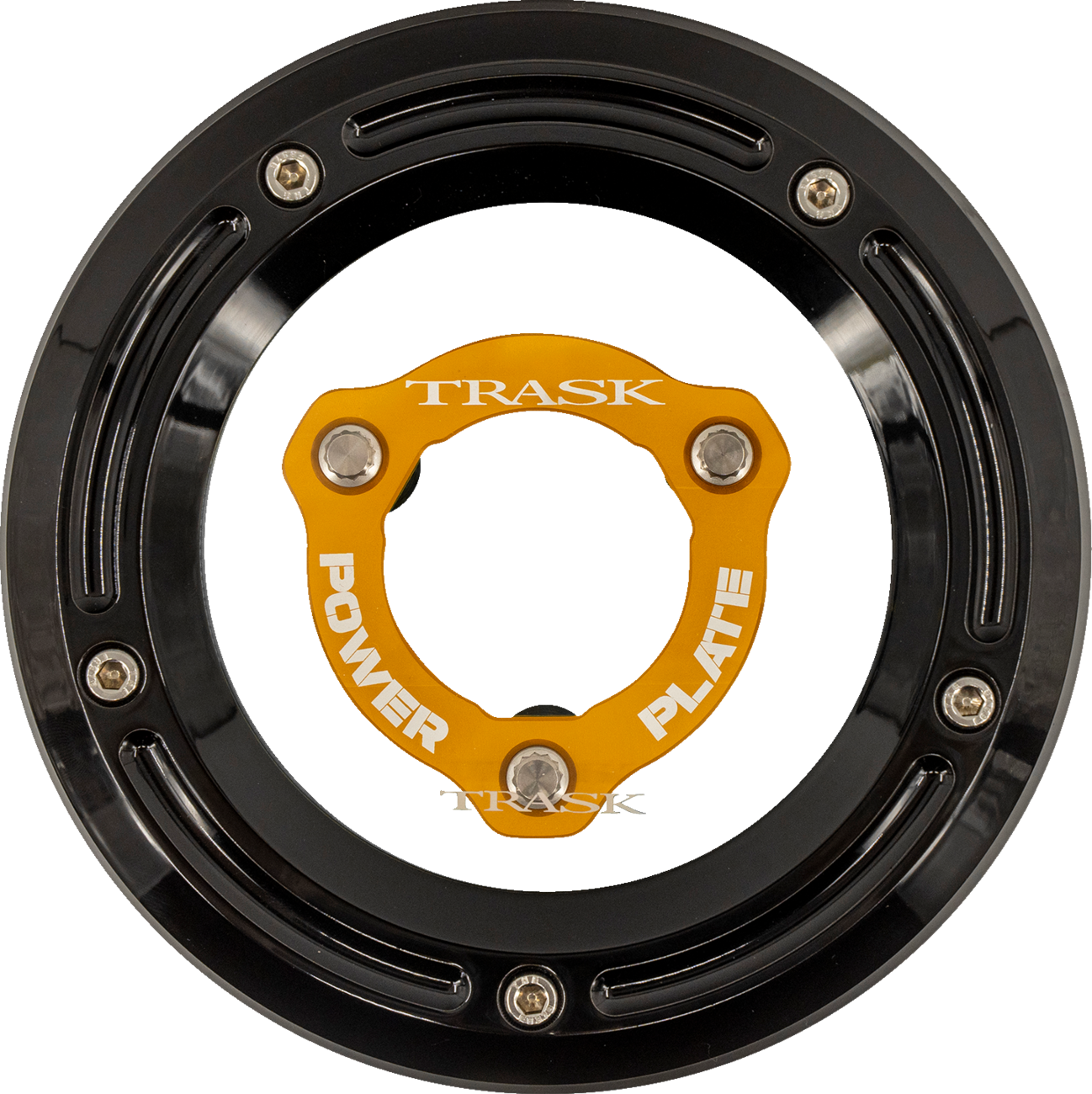 DERBY COVER AND POWER PLATE KIT M8 FL BLK/GLD