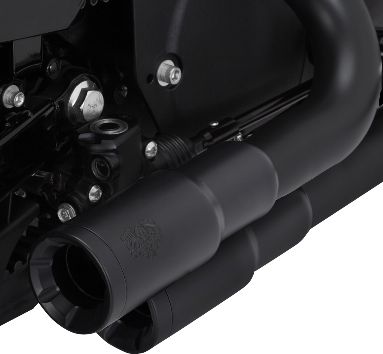 EXHAUST M-GREN.BLK XL