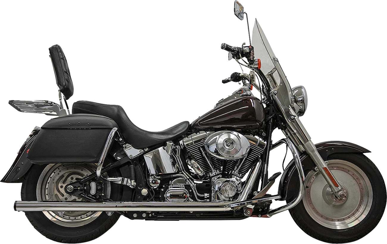 Exhaust Drag Pipe Duals Chrome Softails 86-2017