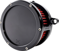 AIR CLEANER BA SOLID COVER BLACK/RED M8 VVT