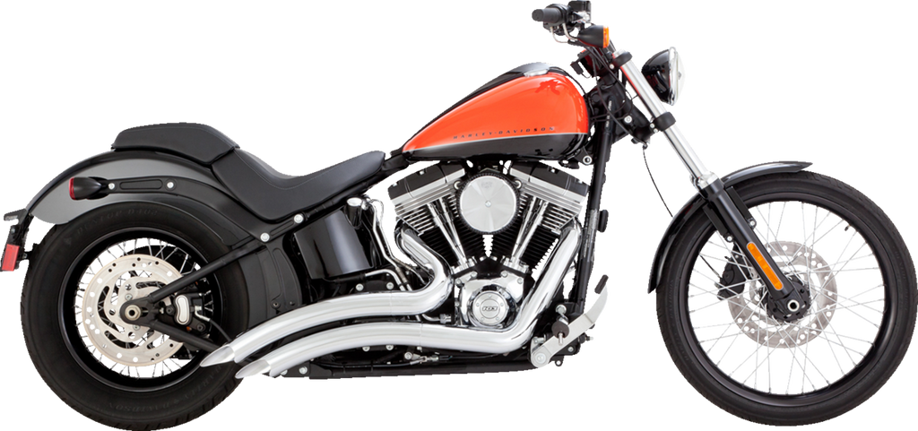 EXHAUST BIG RADIUS CHROME 86-09 SOFTAIL