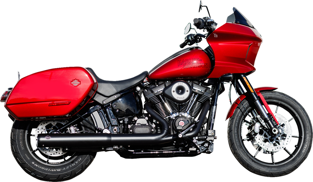 Muffler Slip-On Grand National 50 State 4" Black M8 Softail