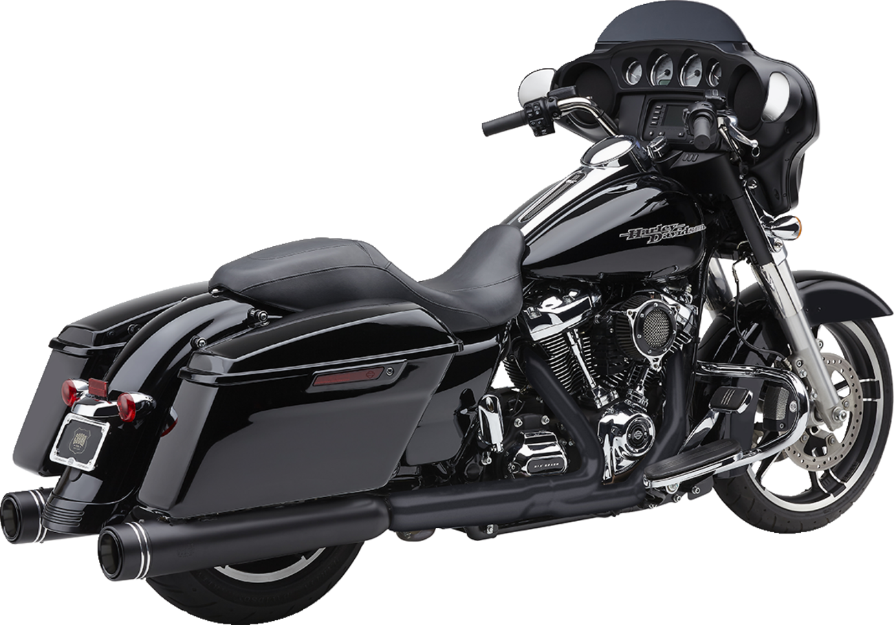 MUFFLER NH 4.5" FLH BLK