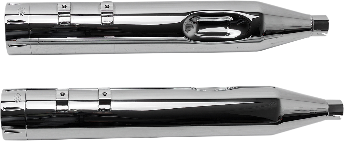 MUFFLERS 4.5" CHR/TRACR