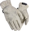 GLOVE ROPER LEATHER BONE WHITE SMALL