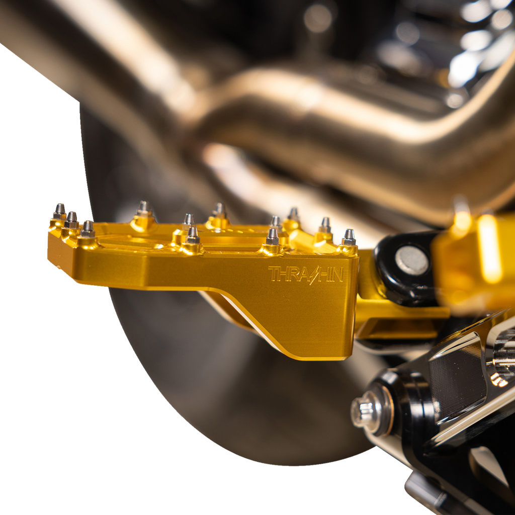 FOOTPEGS AGGRESSOR GOLD