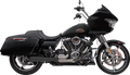 EXHAUST 2:1 ASSAULT M8 TOURING BLACK