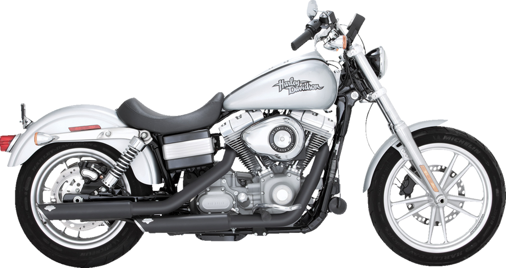 MUFFLERS 3" TWIN SLASH BLACK DYNA