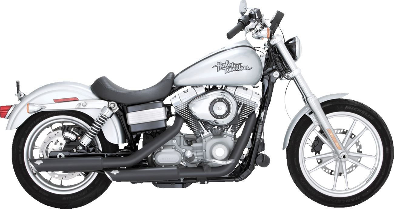 MUFFLERS 3" TWIN SLASH BLACK DYNA