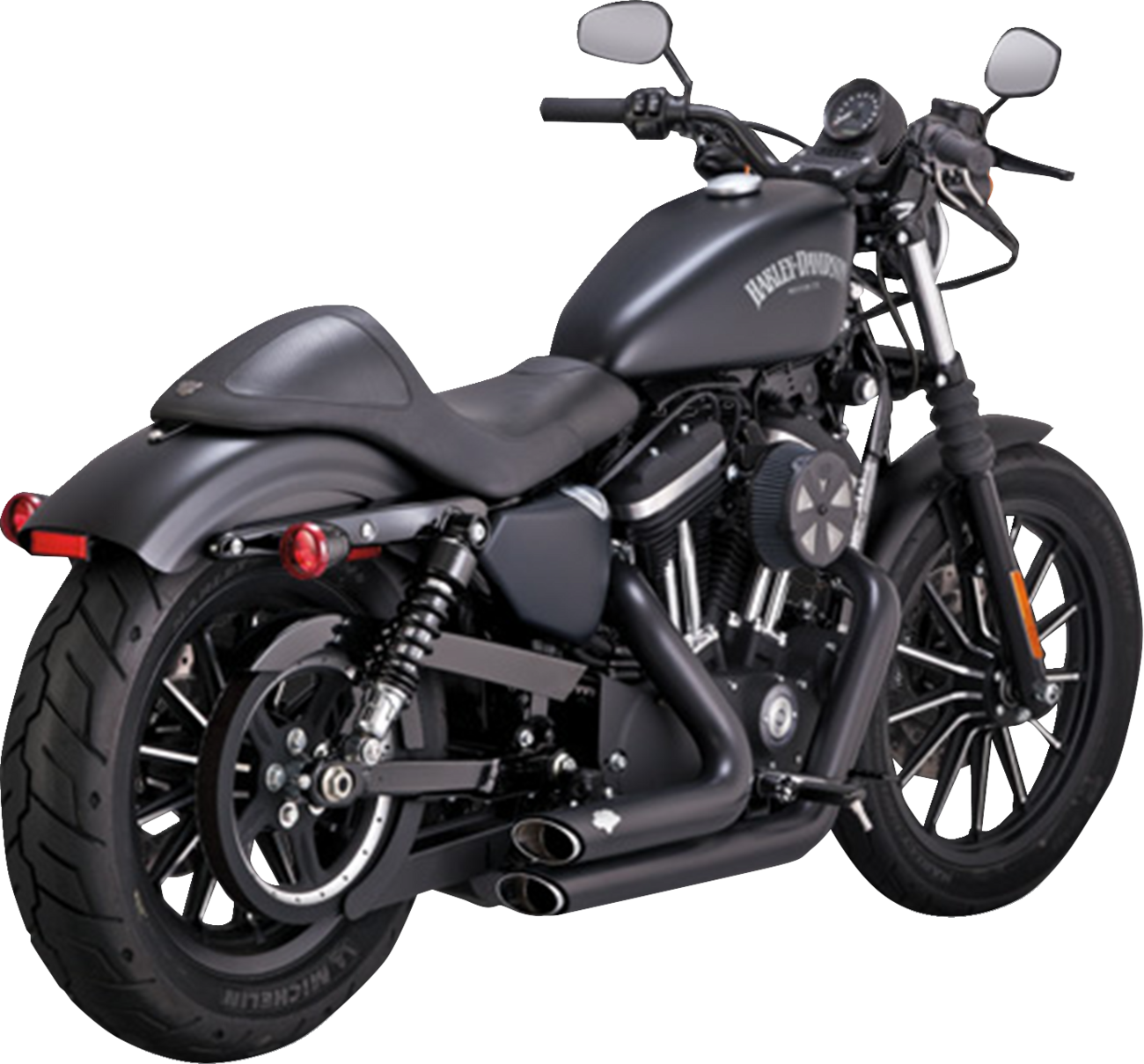 EXHAUST S-SHT STAG BLK.XL