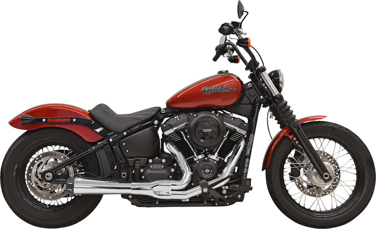 Exhaust 2:1 Road Rage 49 State Chrome M8 Softail