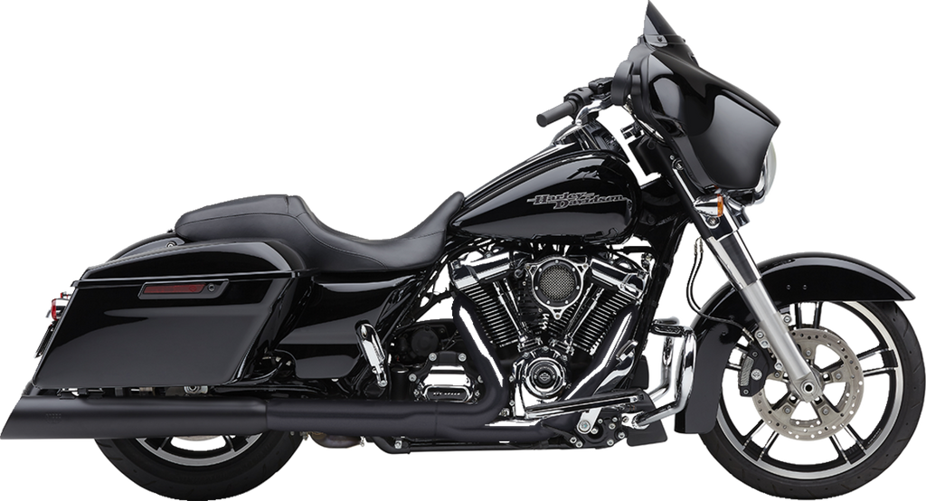 MUFFLER NH 4.5" FLH BLK
