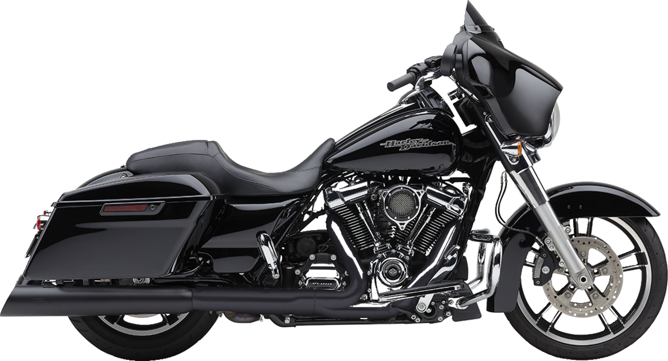 MUFFLER NH 4.5" FLH BLK