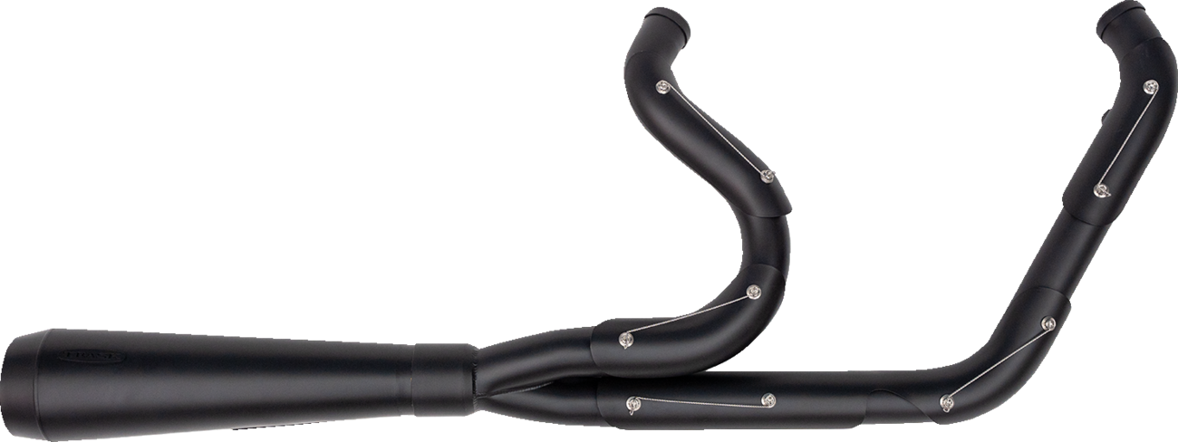 2-into-1 Assault Exhaust System Full Black on Black