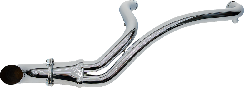 TRASK TWIN CAM "BMF" 2:1 EXHAUST CHROME
