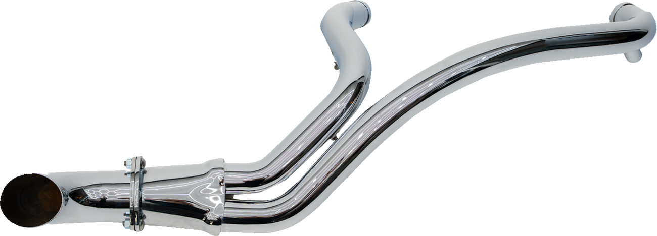 TRASK TWIN CAM "BMF" 2:1 EXHAUST CHROME