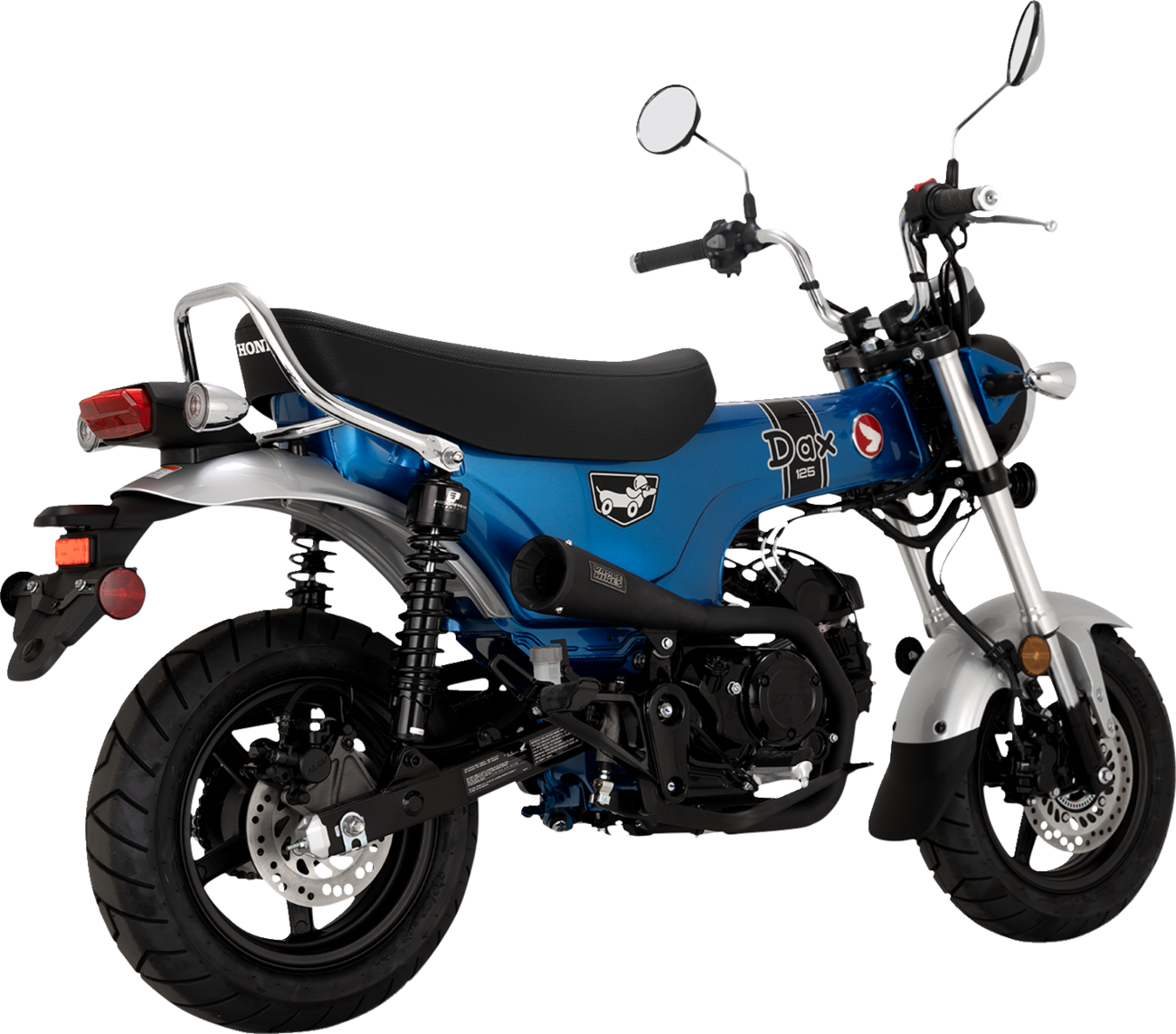 MUFFLER UPSWEEP HONDA 125 DAX BLACK