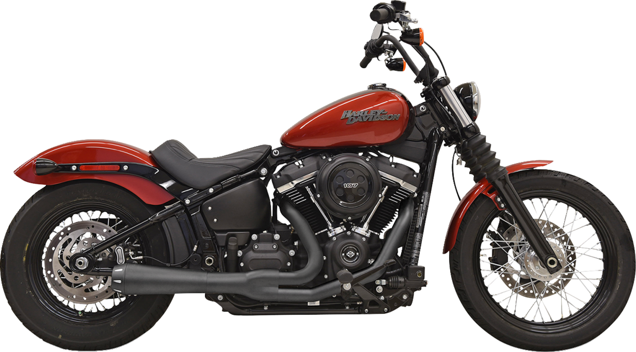 Exhaust 2:1 Road Rage 49 State Black M8 Softail