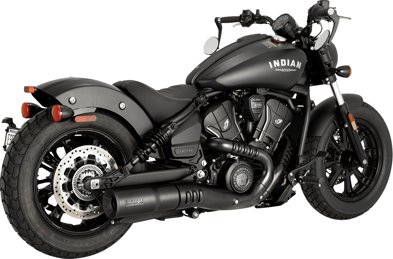MUFFLER HI-OUTPUT BLACK SCOUT