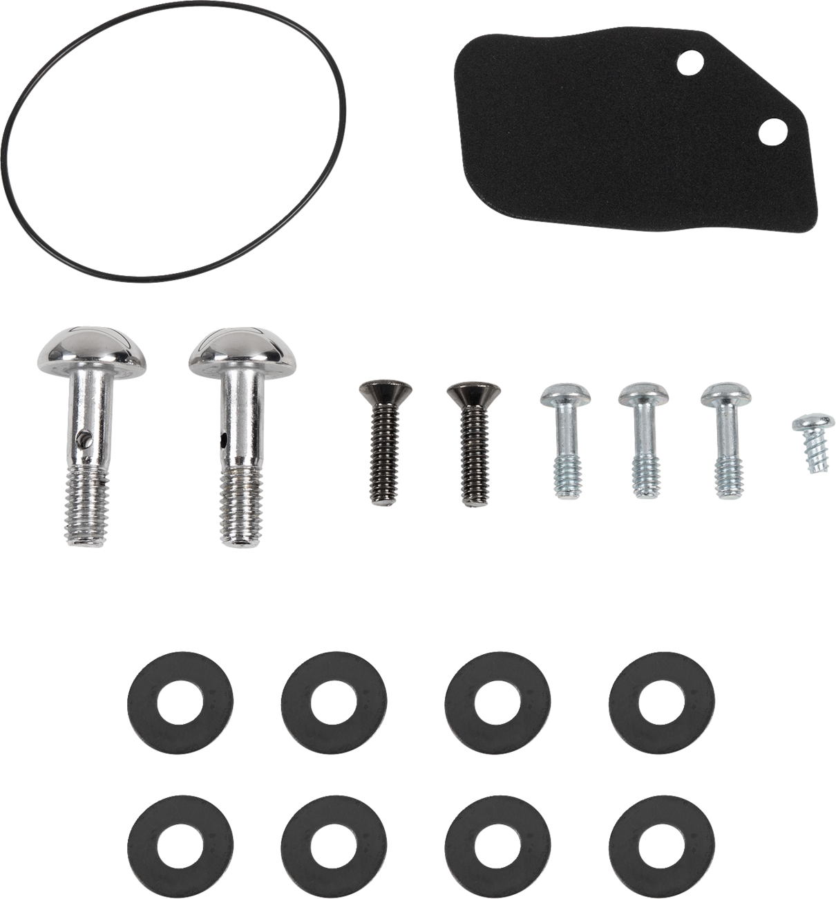 Air Cleaner Kit Stealth Mini Teardrop Lava Chrome 17-23 M8