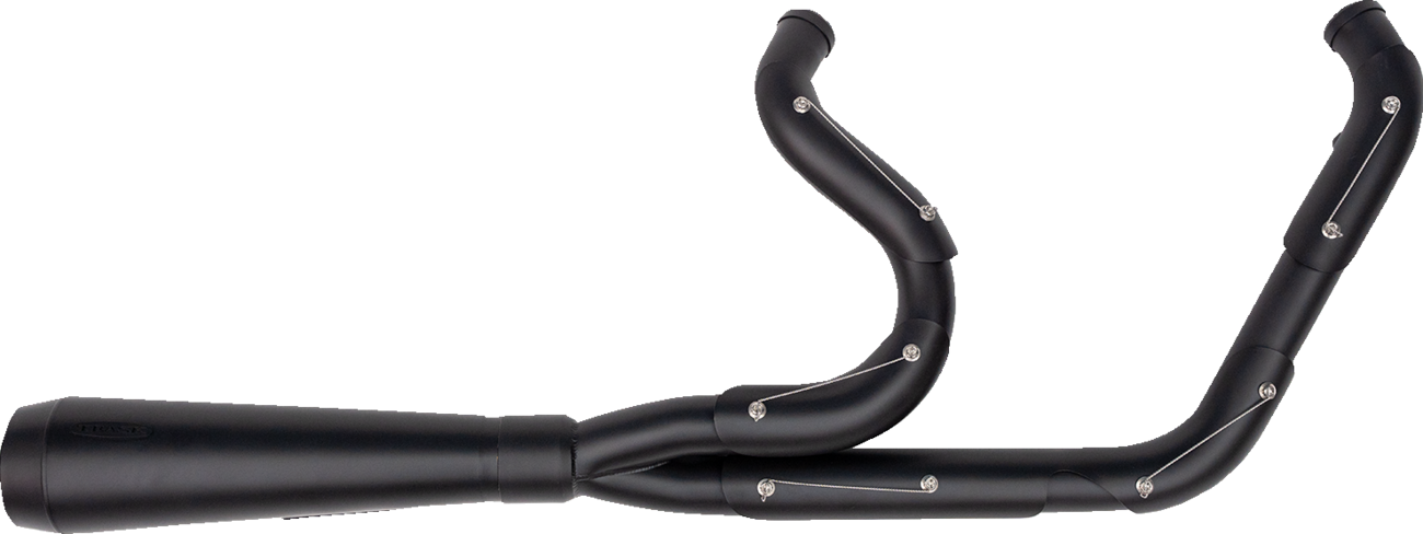 2-into-1 Assault Exhaust System Full Black on Black
