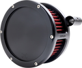 AIR CLEANER BA SOLID COVER BLACK/RED 93-99 EVO BT