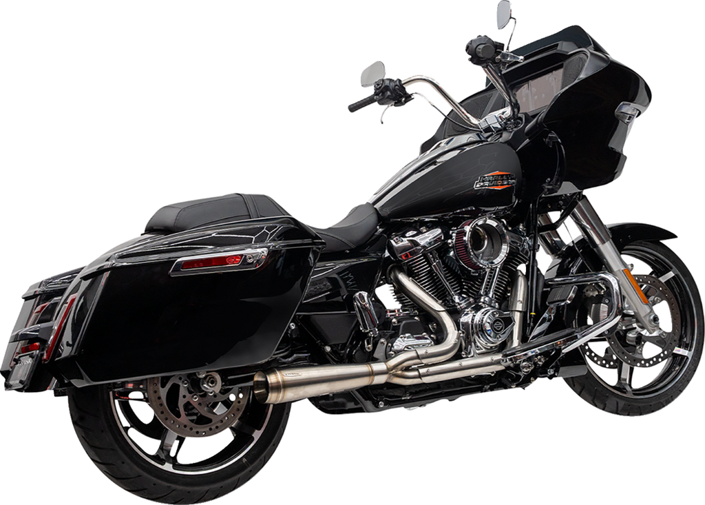 EXHAUST 2:1 ASSAULT M8 TOURING STAINLESS