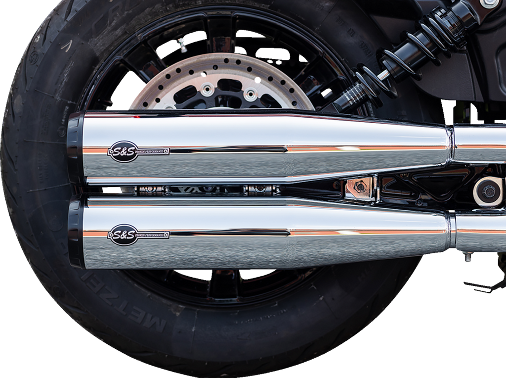 Muffler slip-on Grand National Chrome Race Only Scout 19-23