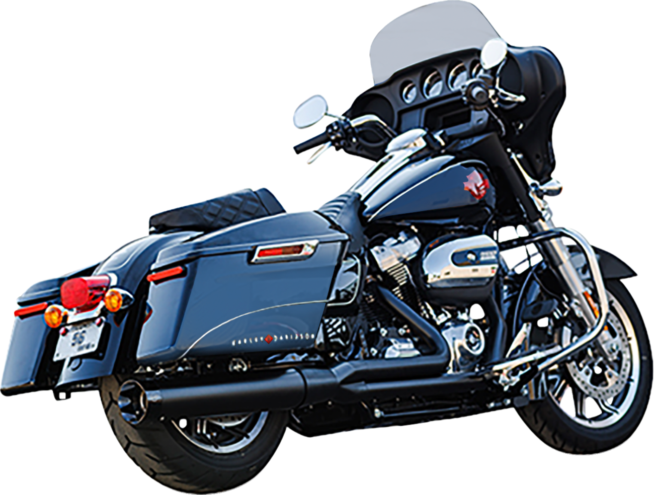 Exhaust Sidewinder 2:1 50 State Black M8 Touring