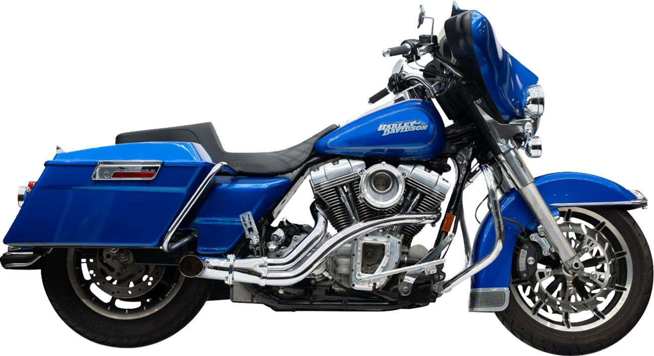 TRASK TWIN CAM "BMF" 2:1 EXHAUST CHROME