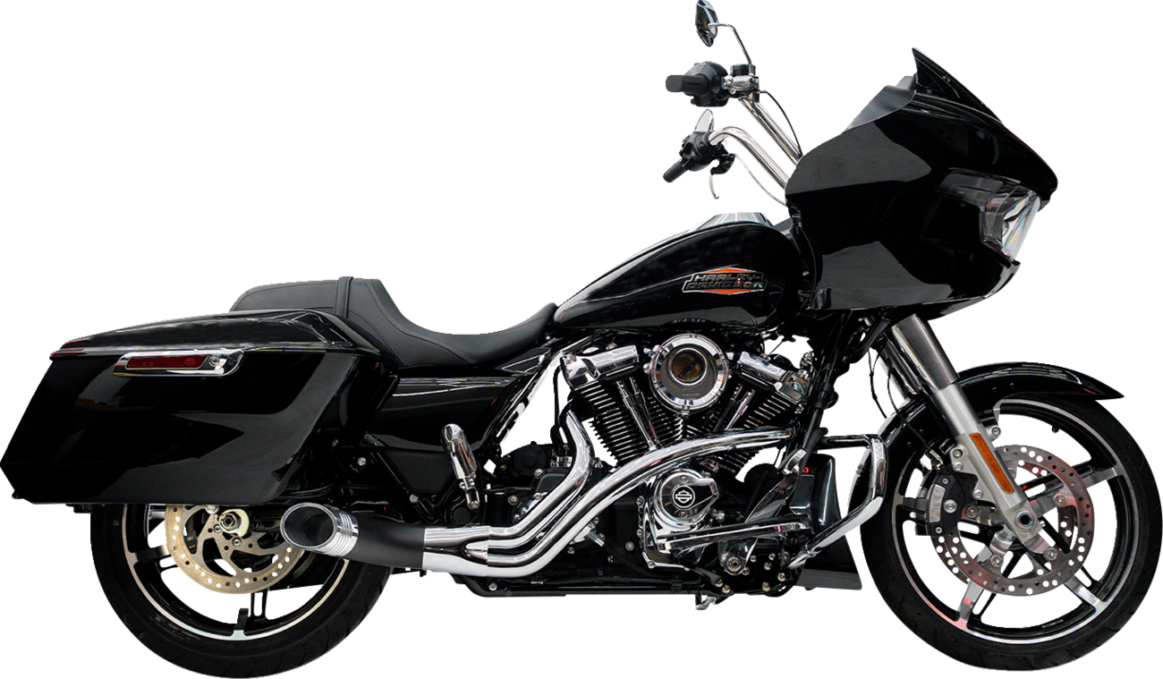 TRASK M8 "UP YOURS" 2:1 EXHAUST CHROME