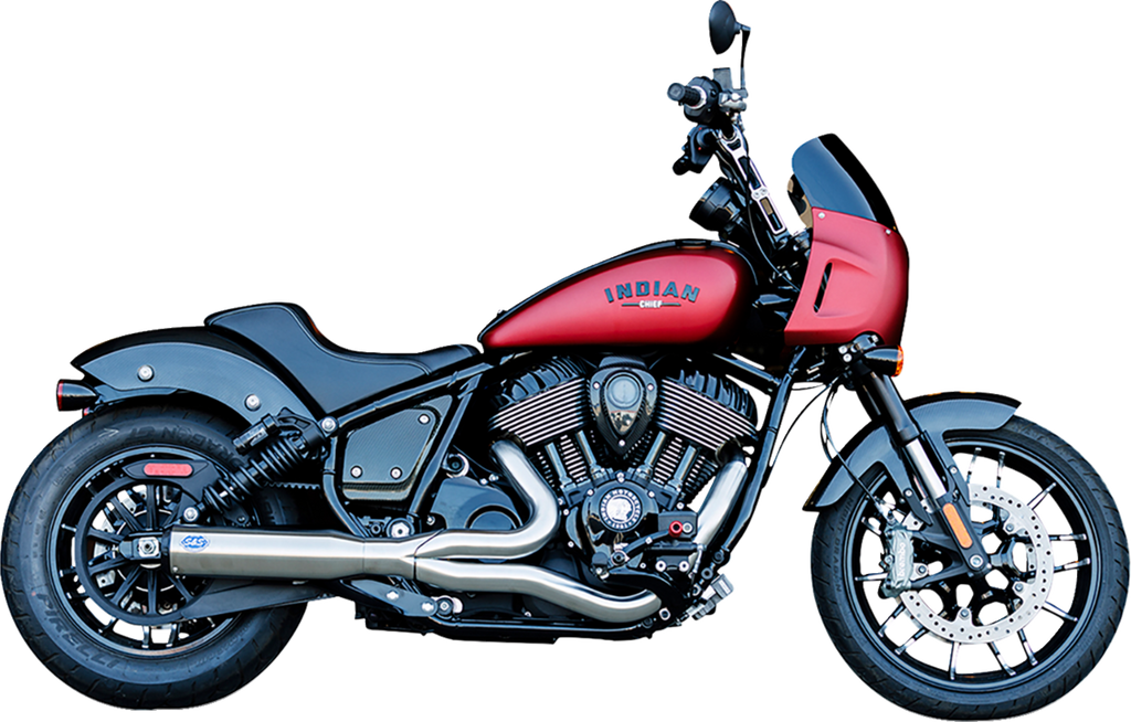 Exhaust Qualifier 2:1 Stainless 49 State Indian Chief