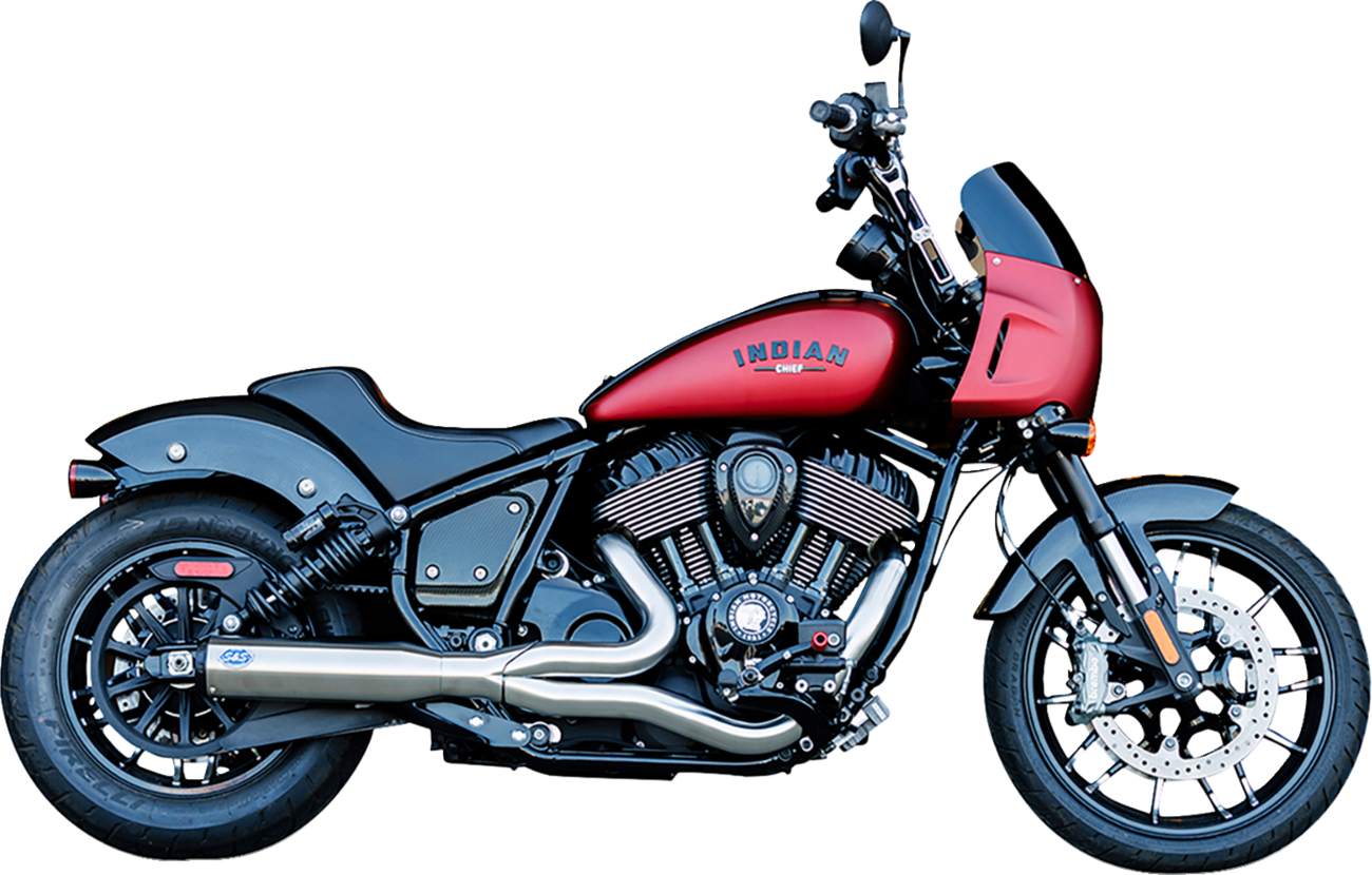 Exhaust Qualifier 2:1 Stainless 49 State Indian Chief