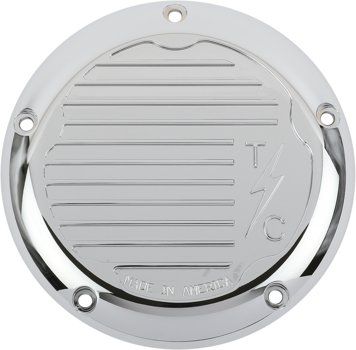 COVER DERBY FINNED M8 CHR