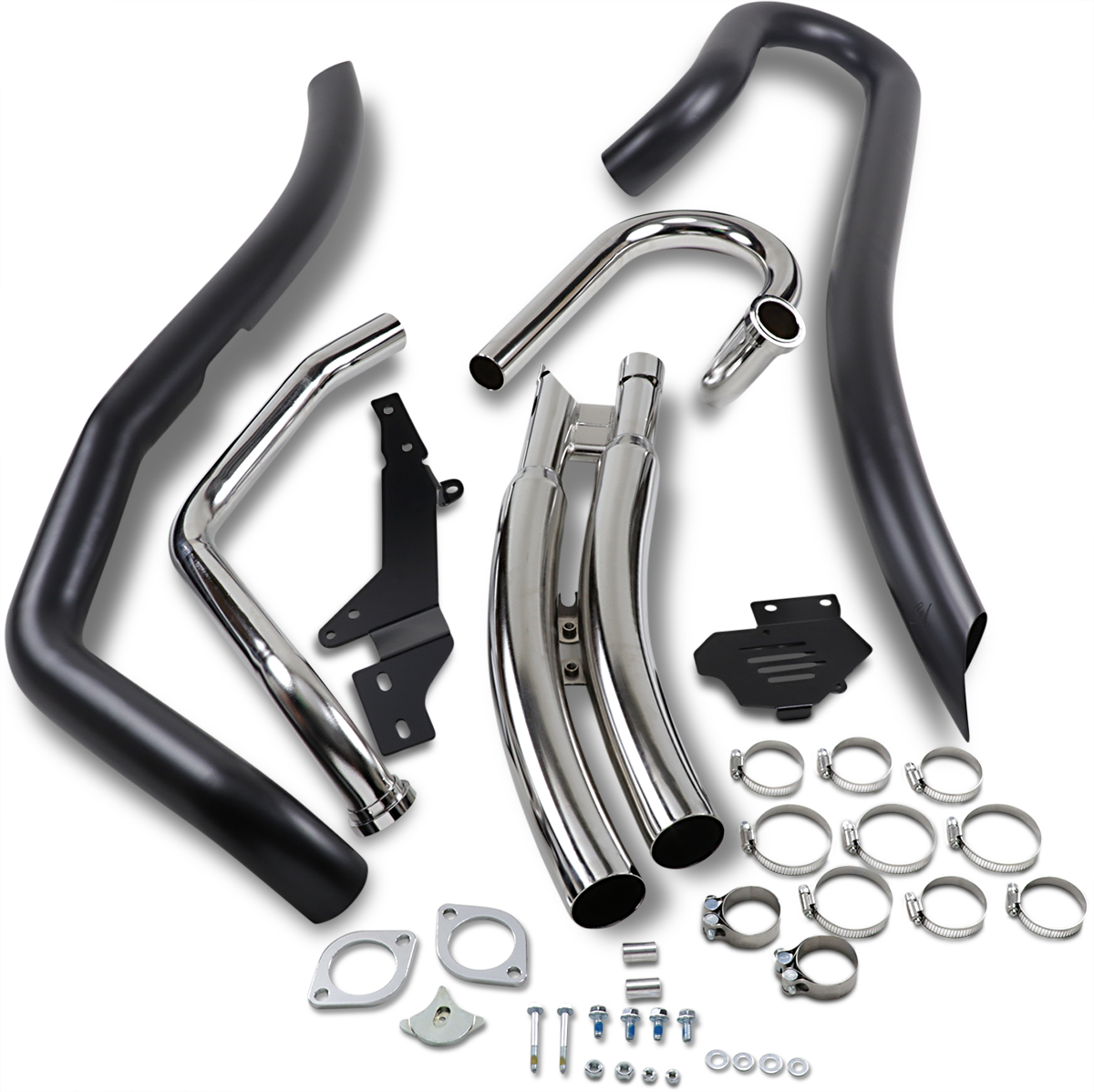 EXHAUST SWEPT M109R BLK