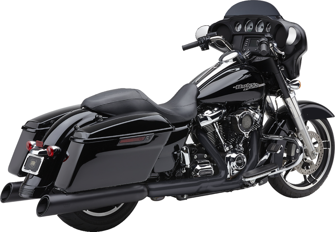 MUFFLER NH 4.5" FLH BLK