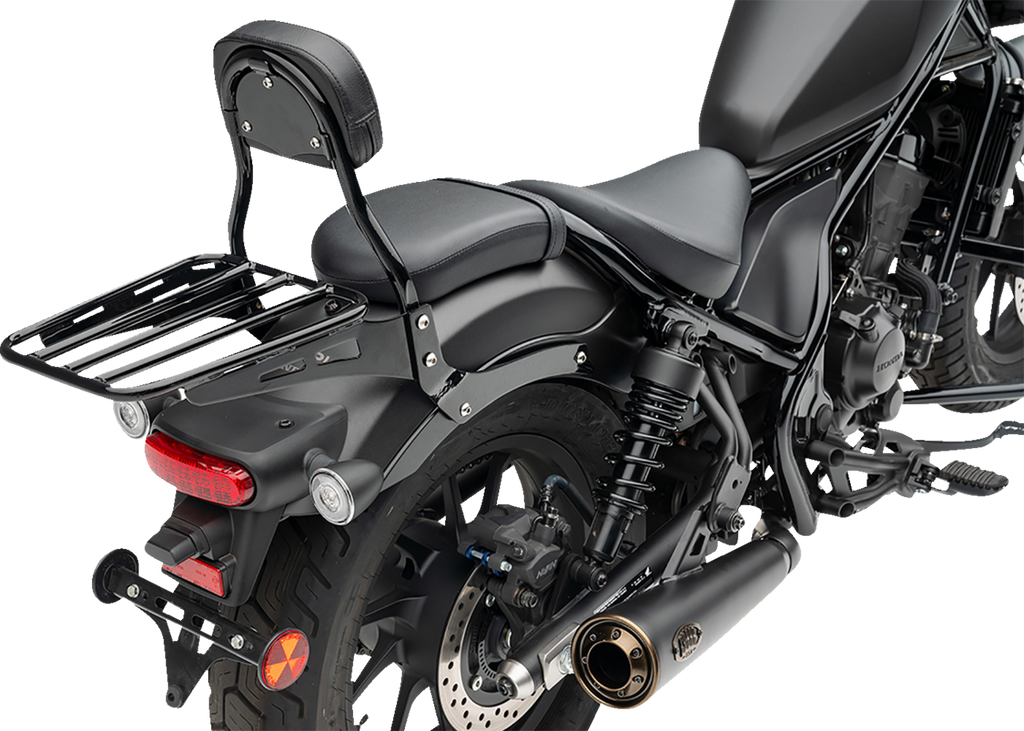 SLIP-ON MUFFLER (BLK) WITH BRONZE TIP REBEL 300/500 17-23