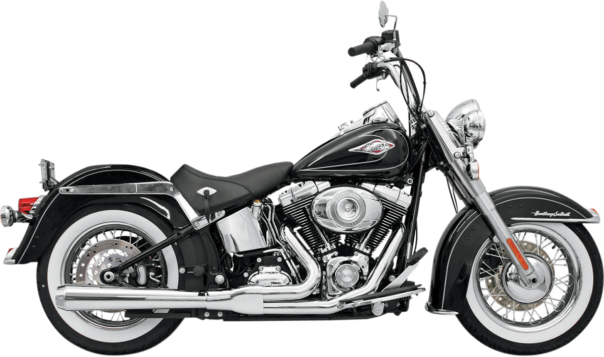 EXHAUST RR HS 86-11ST CHR