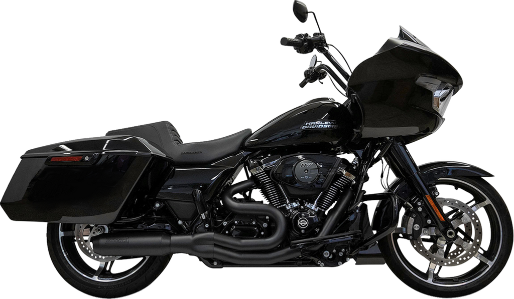 Exhaust SuperBike 2:1 mid Blk 4" Muffler M8 Touring